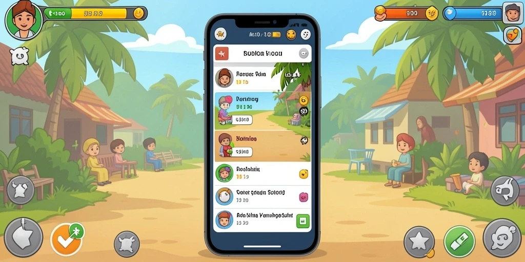 Tangkapan layar menampilkan menu upgrade karakter.