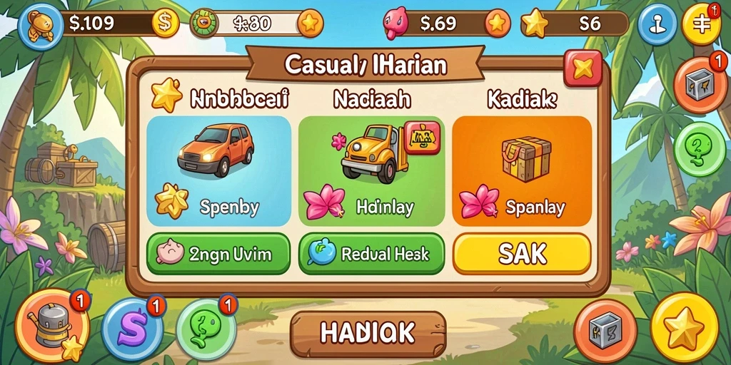 Tangkapan layar memperlihatkan grafik yang memukau.