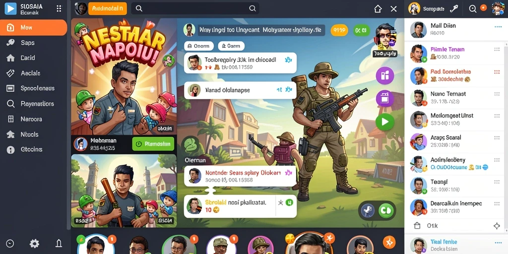 Tangkapan layar menampilkan momen kompetisi di mode multiplayer.