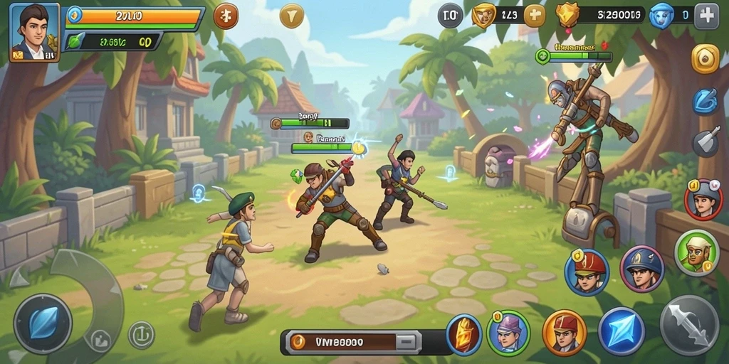 Kompetisi seru antar pemain di dalam game.