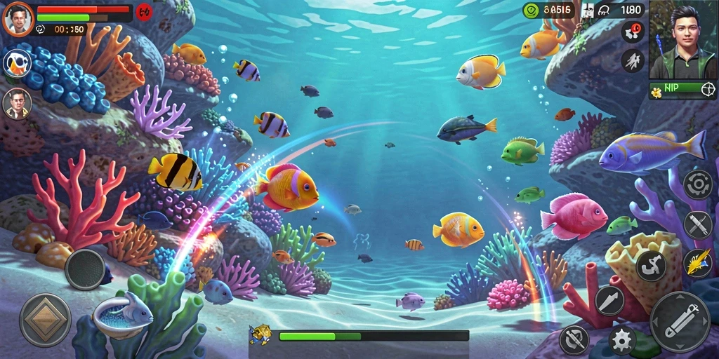 Screenshot level baru yang menantang dan menakjubkan.