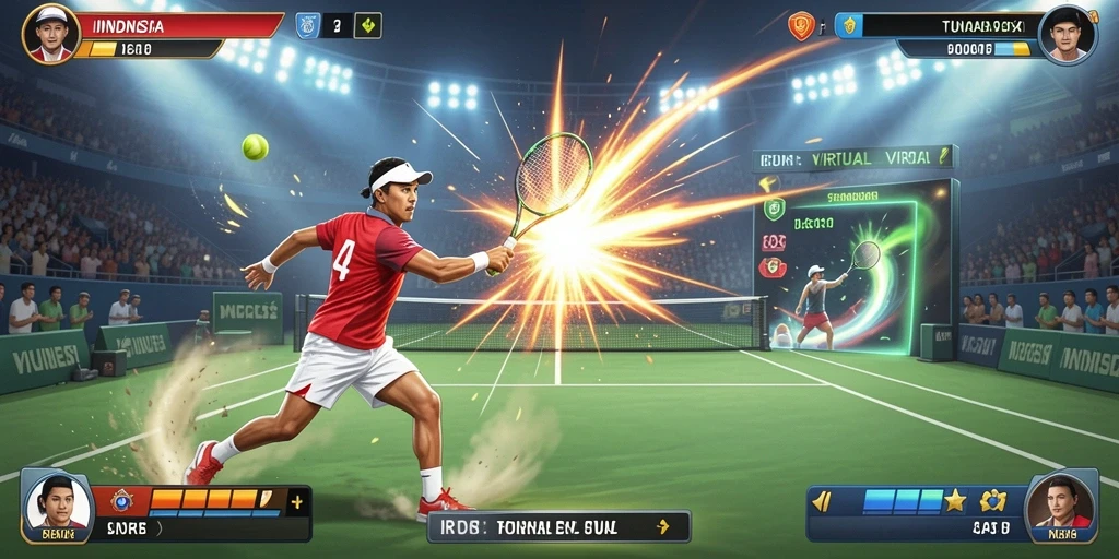 Screenshot menampilkan tampilan grafis yang menawan dari game.