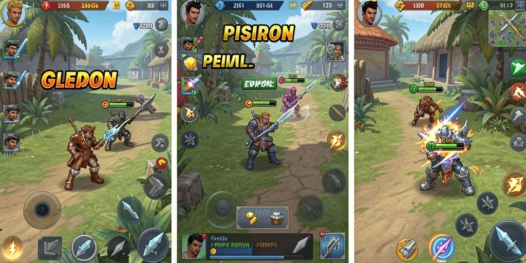 Screenshot menampilkan fitur multiplayer saat bermain bersama teman.